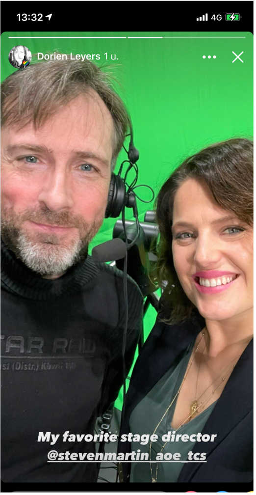 Steven with Dorien Leyers